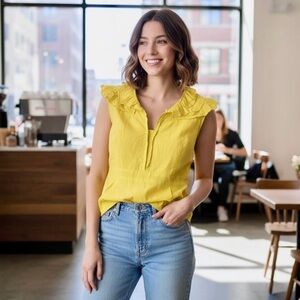 Dagg and Stacey green blouse